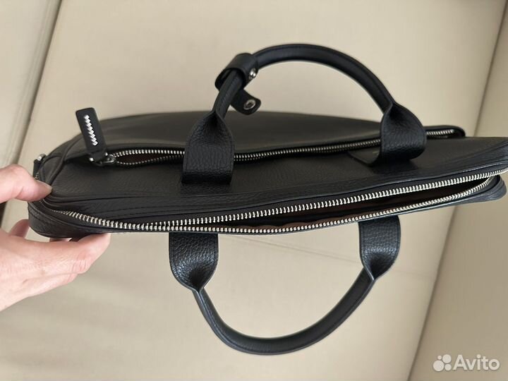 Сумка для ноутбука натуральная кожа