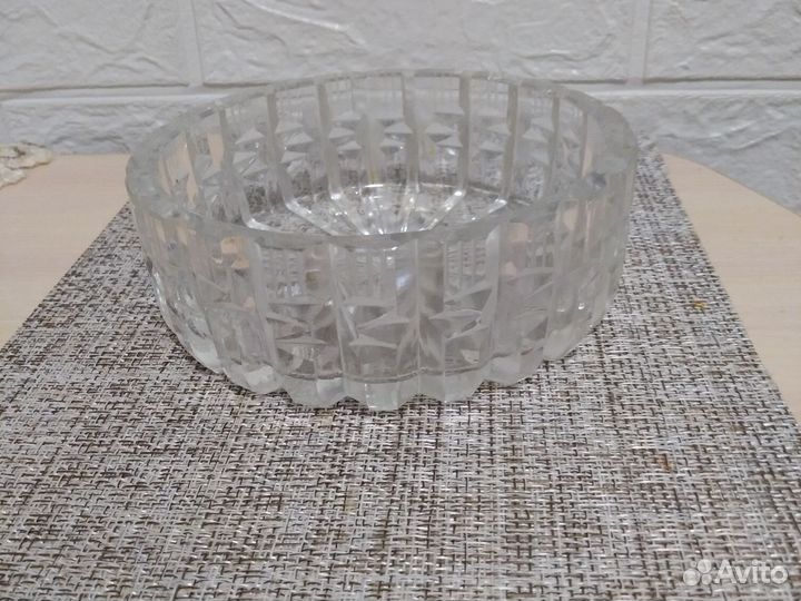 Кружка, салатик хрусталь