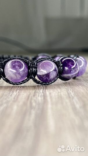 Браслет-шамбала с Аметистом