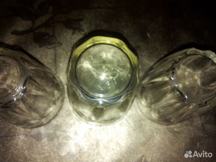 Стаканы фиалка грань, новые