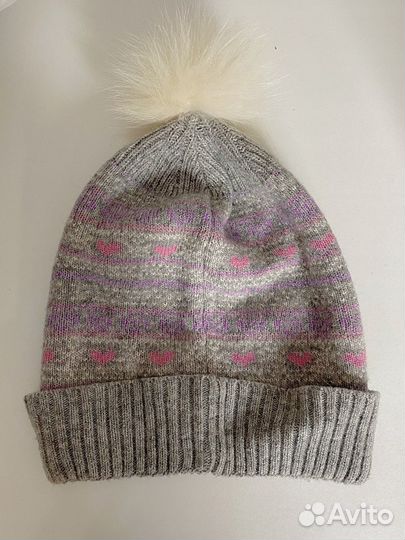 Шапка женская с помпоном