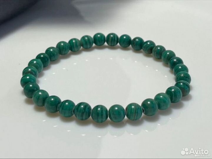 Браслет из малахита