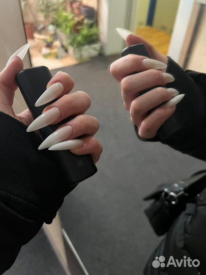 Маникюр наращивание ногтей
