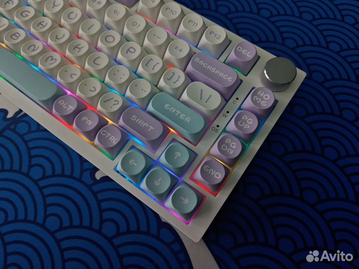 Механическая клавиатура ajazz ak820 purple sea