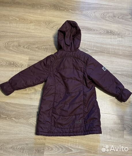 Пальто демисезонное для девочки jack wolfskin 116