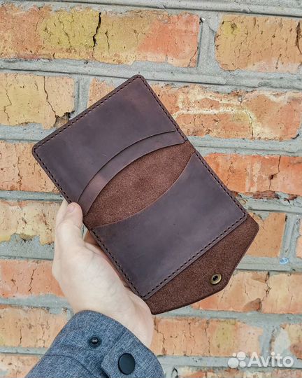 Обложка для охотничьих документов. Ручной шов