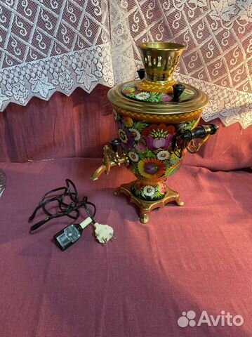Самовар электрический расписной