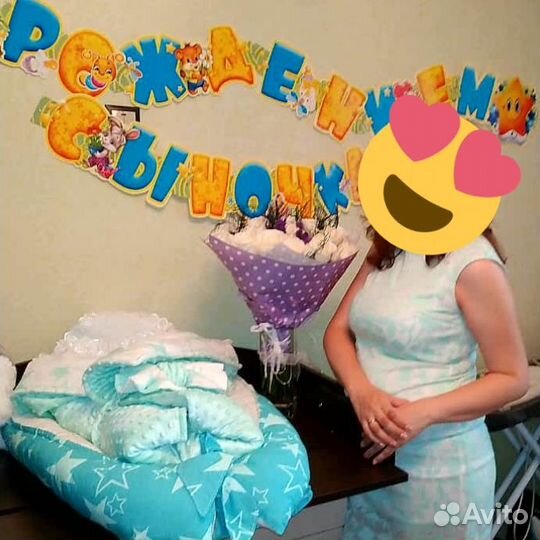 На выписку ребенка топперы и гирлянда