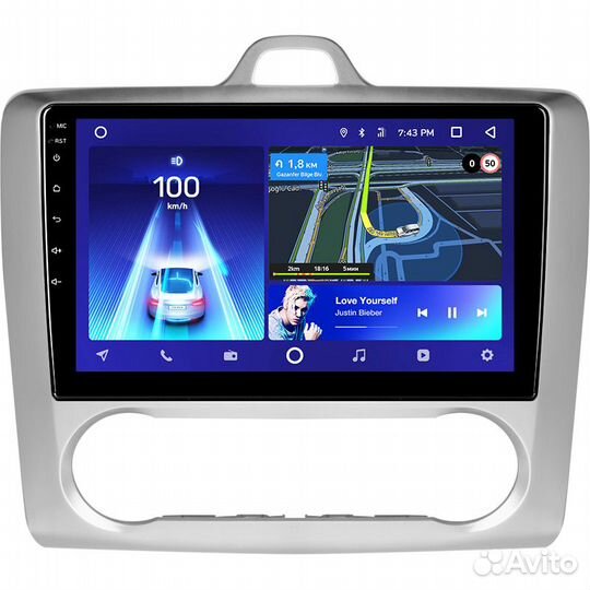 Штатная магнитола Ford Focus 2 2005-2011 Android 9