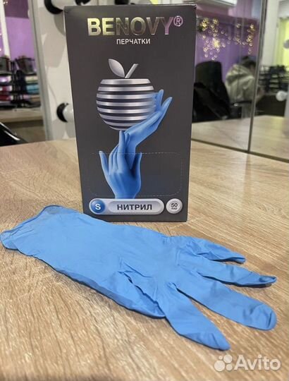 Перчатки нитриловые benovy