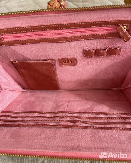 Кожаная сумка Sena Borsetta для iPad, розовый