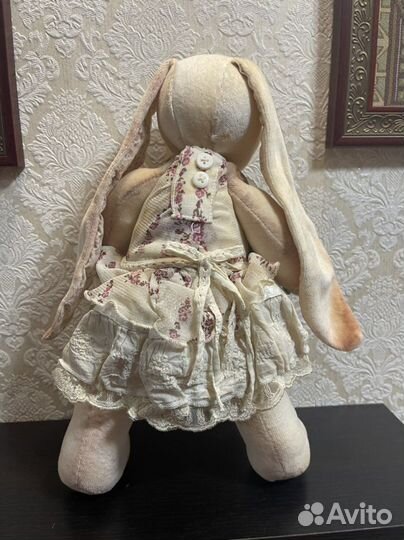 Зайка подружка винтажная