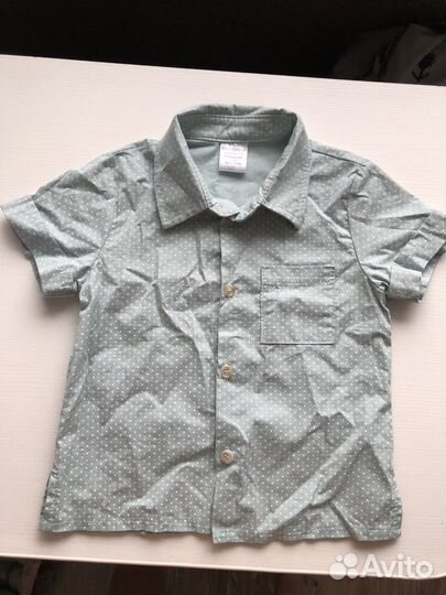 Рубашки с коротким рукавом для мальчиков 92 р-р