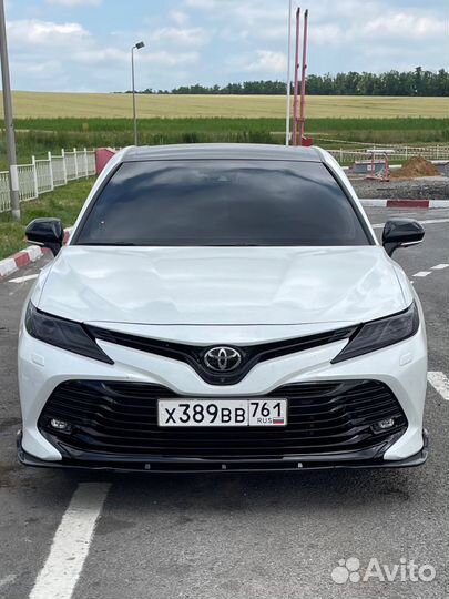 Сплиттер (губа) Camry 70