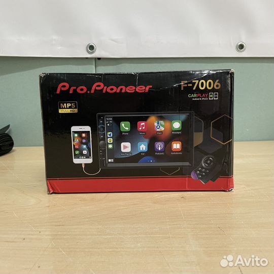 Автомагнитола 2din 7 дюймов с CarPlay Pioneer 7006