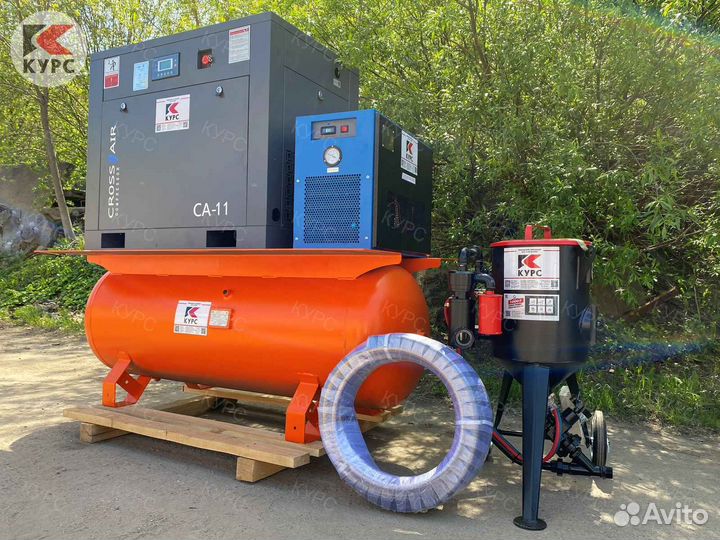 Готовый бизнес: пескоструйный аппарат + компрессор