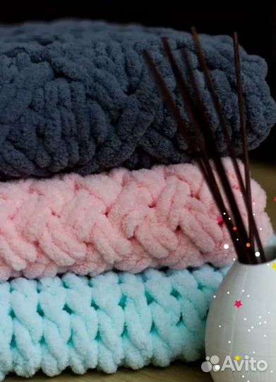 Теплые,уютные пледики и не только