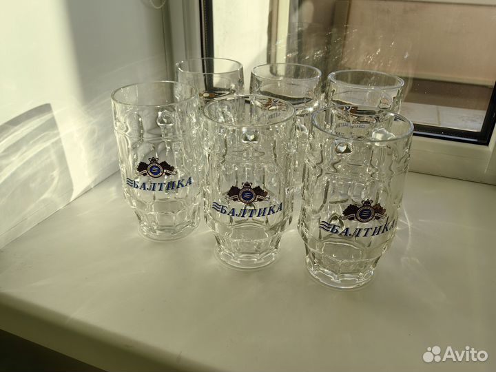 Пивные кружки, бокалы Балтика 0,5л