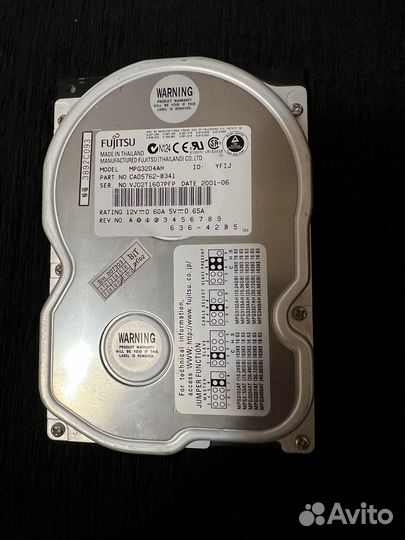 Жесткий диск Fujitsu 20 Gb