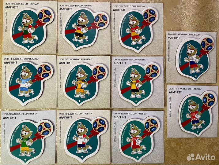 Полный Набор магнитов (11штук) Забивака Fifa