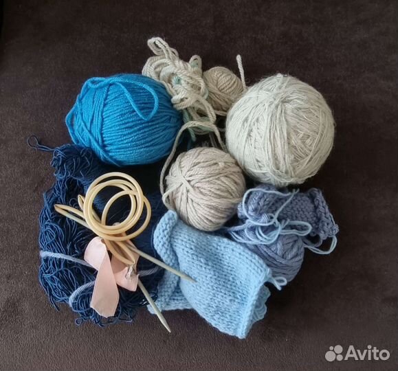 Пряжа нитки для вязания цена за все