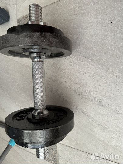 Гантели разборные torneo10 кг