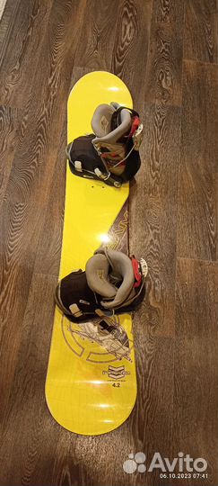 Сноуборд комплект Nitro 140 с креплениями Flow