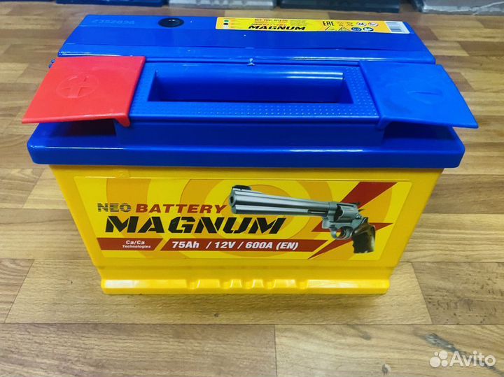 Аккумулятор 75 Magnum на Сандеро