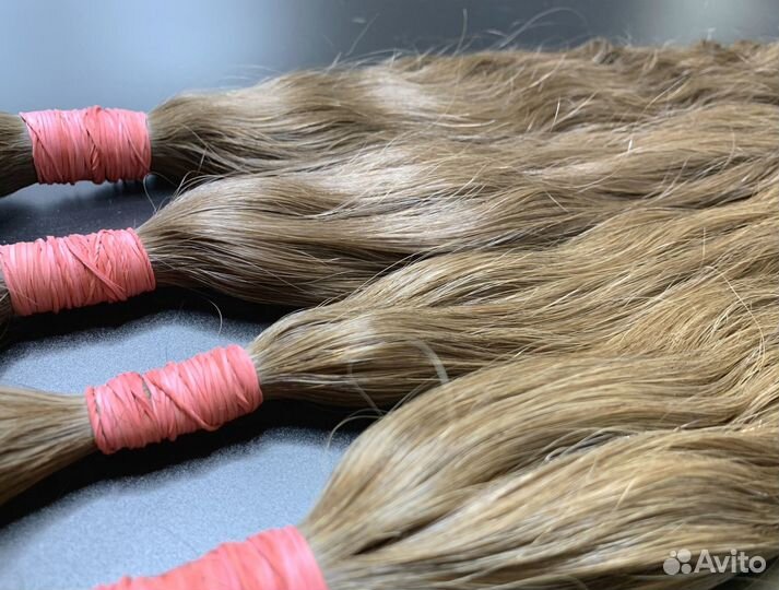 Славянские волосы для наращивания, волна, рассрочк