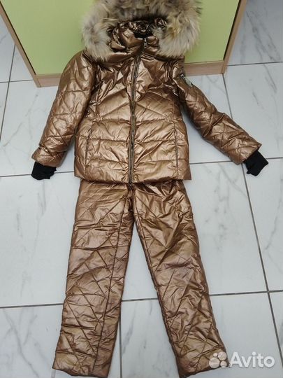 Зимний комбинезон на девочку рост 134 140