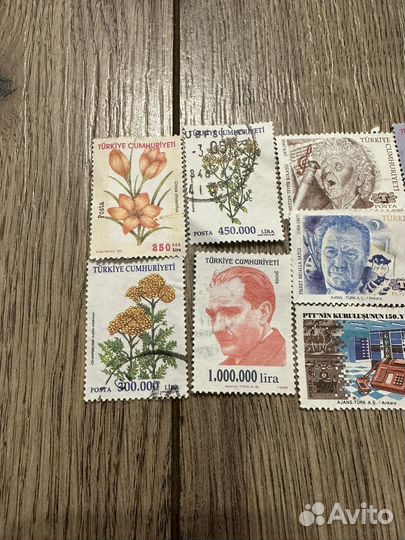 Почтовые марки Турции