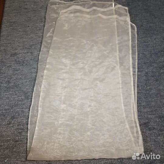 Тюль на ленте органза