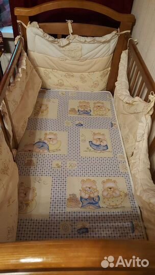 Детская кровать 120х60 и матрац