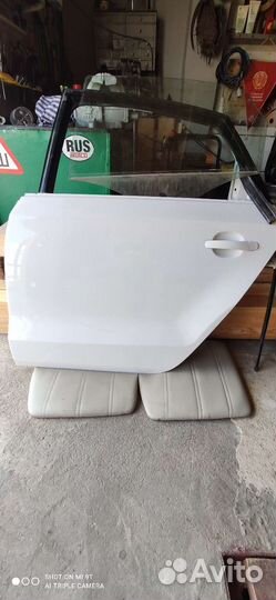 Дверь задняя левая на volkswagen polo седан 2012 г