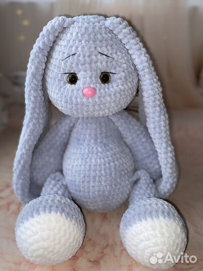 Заяц мягкая игрушка заяц вязаные игрушки