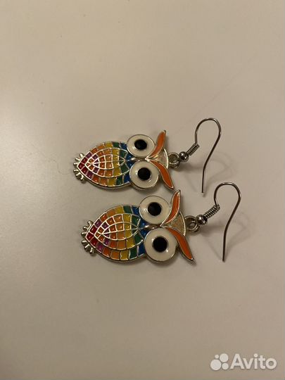 Серьги сова