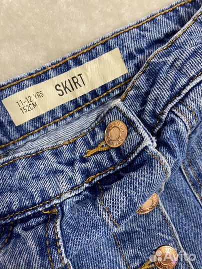 Юбка джинсовая для девочки 11-12лет