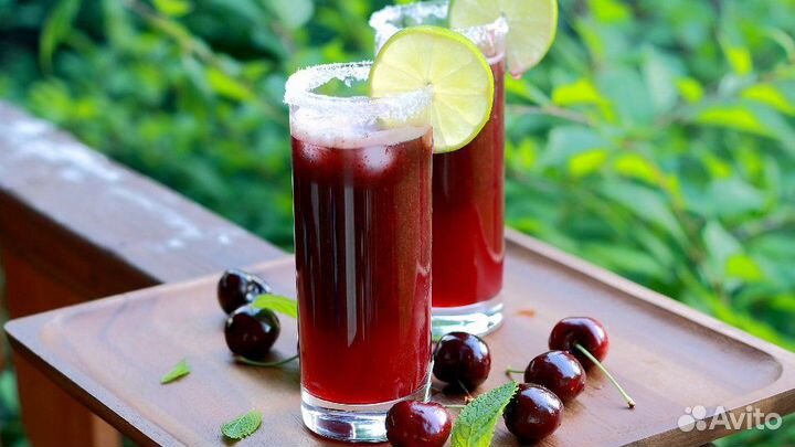 Сироп для коктейлей Вишня Черное море 1л