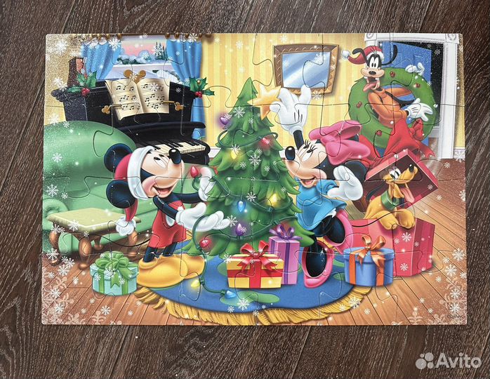 Крупные пазлы 24 шт, 6 наборов