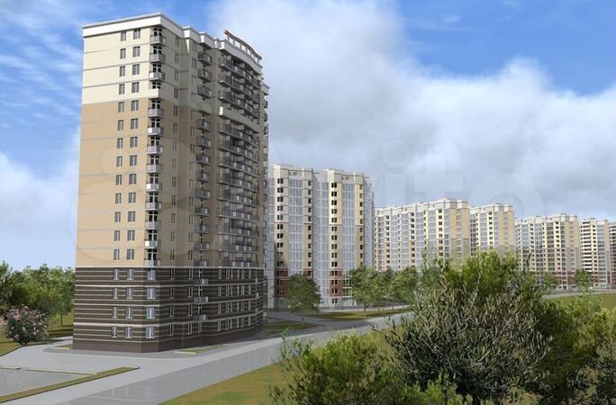 2-к. квартира, 58,8 м², 3/17 эт.