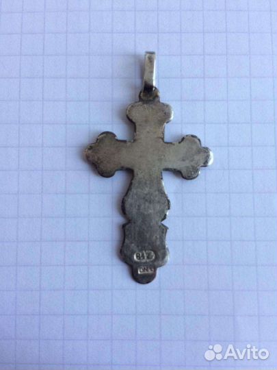 Крестик старинный 84 пробы