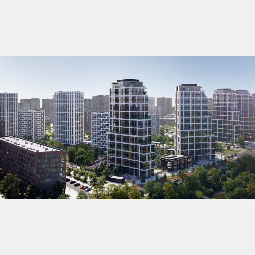 1-к. квартира, 53,4 м², 2/22 эт.