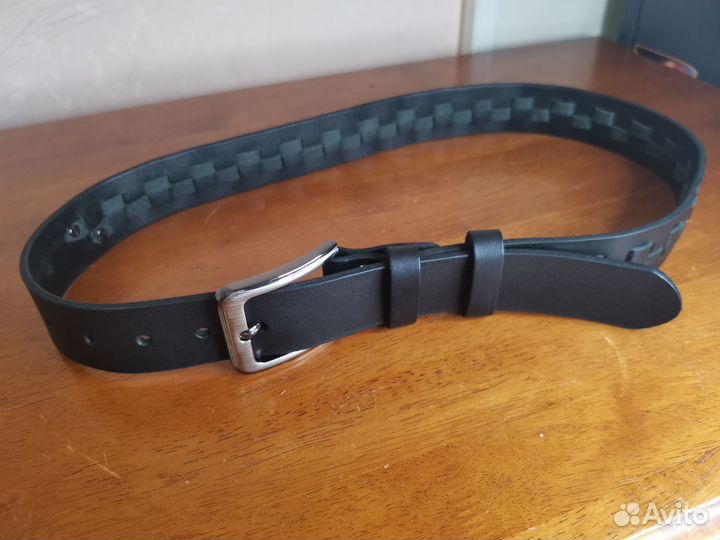 Ремень плетёный. Ручная работа. Натуральная кожа