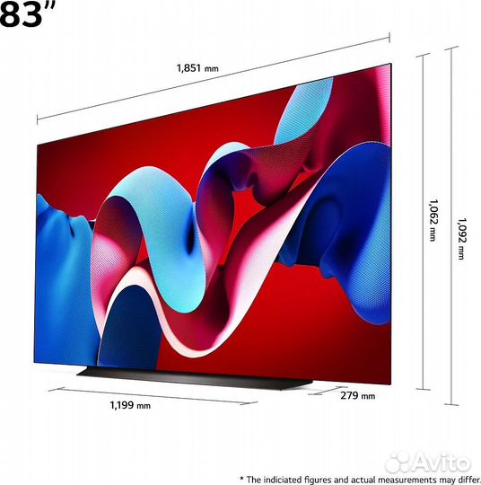 Телевизор LG oled83C4RLA рст/еас