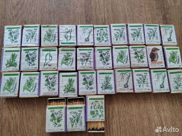 Спички СССР в деревянном коробке