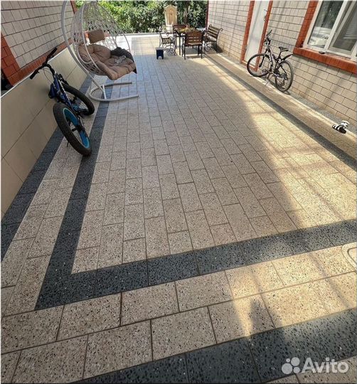 Тотуарная плитка каменный цветок