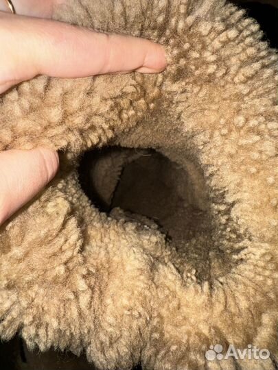 Дубленка авиатор мужская XL натуральная кожа