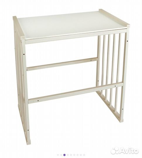 Кроватка трансформер круглая с маятником