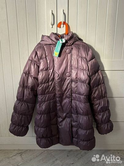 Новый пуховик/куртка Benetton 155-164. 11-13 лет