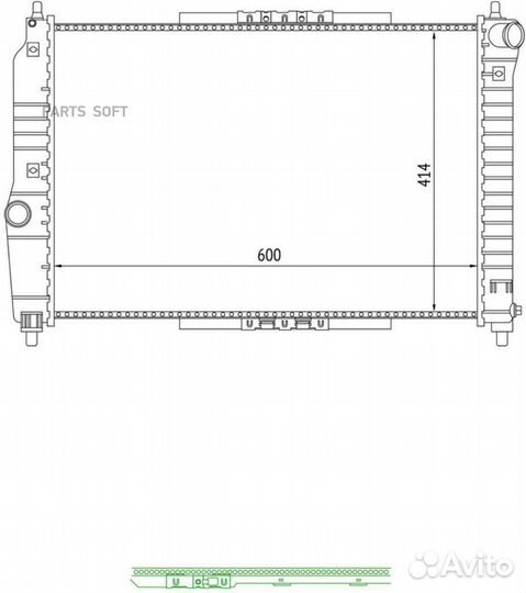 Радиатор системы охлаждения